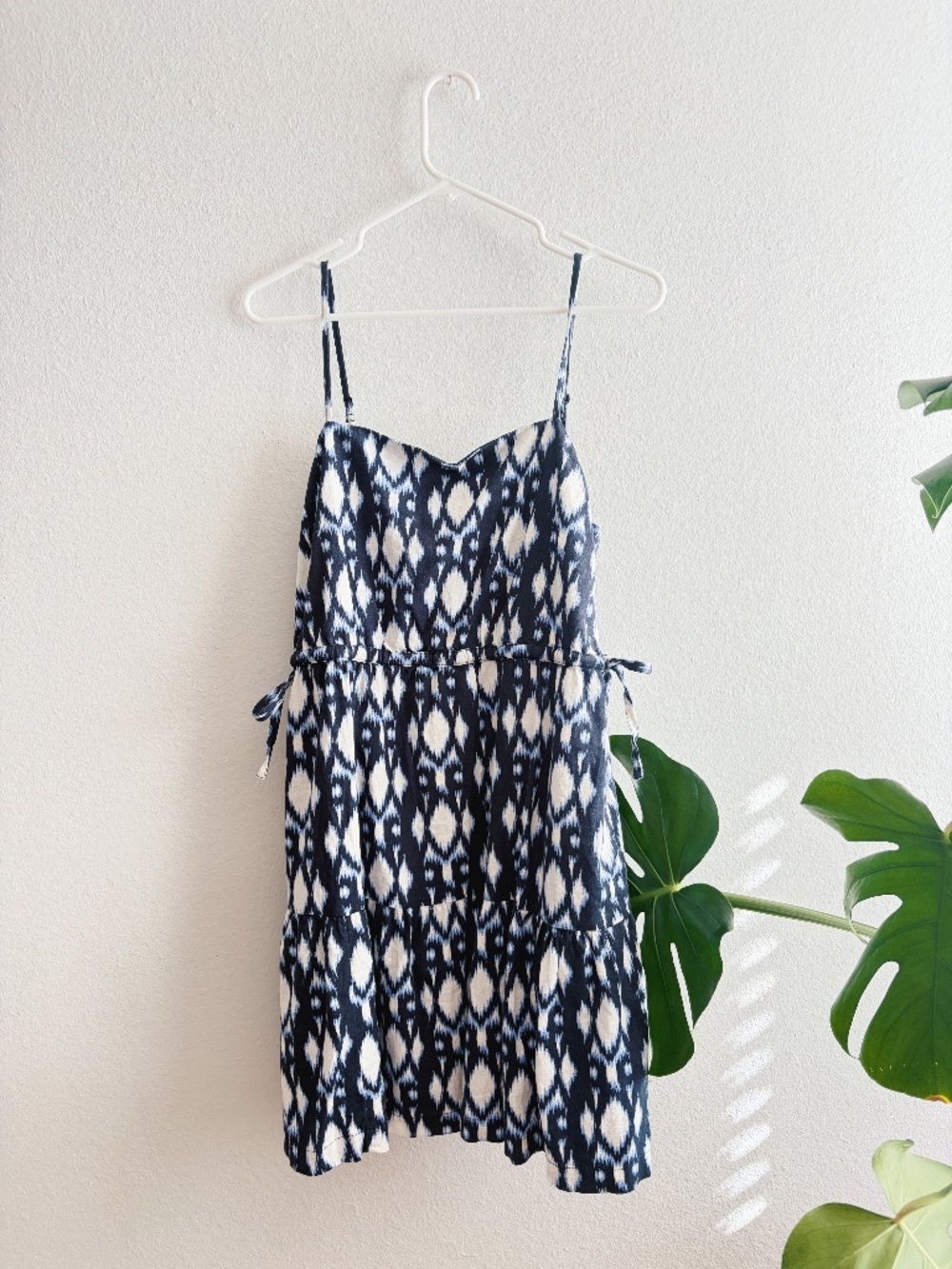 GAP Blue & White Print Tiered Dress | NWT | Size Medium